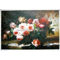 Impressive flowers  oil painting(hh0037)